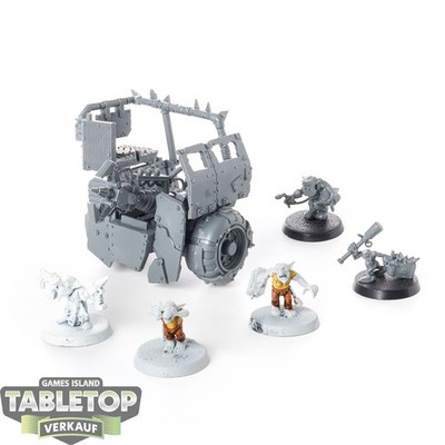 Orks - Mek Gunz: Smasha Gun - teilweise bemalt