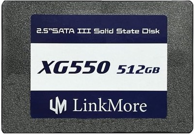 512GB SATA SSD LinkMore XG550 540MB/s Internal 2.5 Inch
