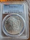 1881-O Morgan Silver Dollar MS63 PCGS