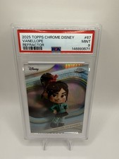 Topps 2025 Chrome Disney Vanellope Von Schweetz Refractor #67 PSA 9 Card
