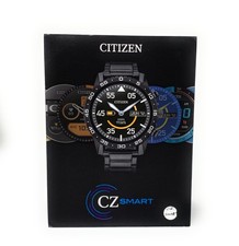 Citizen CZ Smart 44MM Black Stainless Steel Sport Smartwatch - MX1017-50X