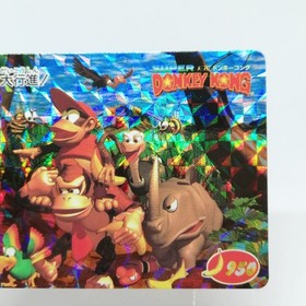 1 A Grand March Diddy Kong SUPER Donkey Gong CARD Nintendo Japan SNES NES GAME