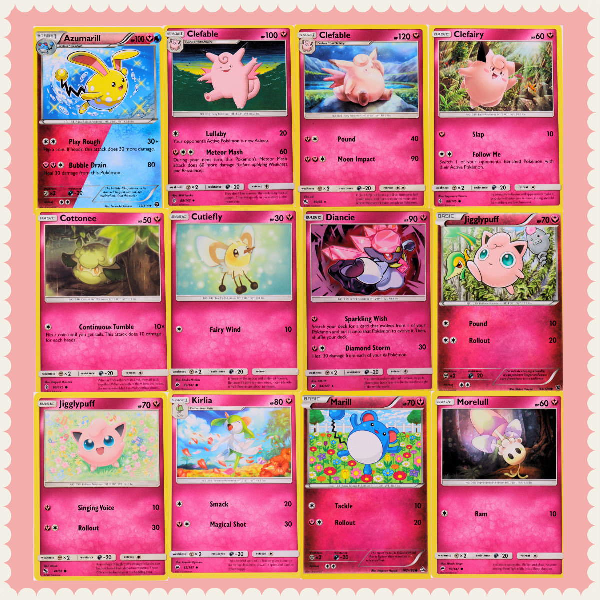 Fairy Types - Pick Your Pokemon Cards NM/LP - Complete Your Set