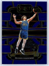 2023-24 Panini Select Brandin Podziemski Rookie Retail Blue Warriors RC #93