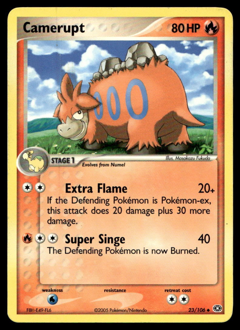 LP Camerupt [EX Emerald 23/106] Uncommon Pokemon TCG