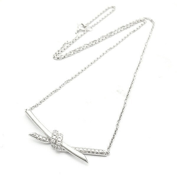 TIFFANY & Co. knot Necklace Diamond K18 WG P0029824 | eBay TIFFANY & Co. knot Necklace Diamond K18 WG P0029824 | eBay