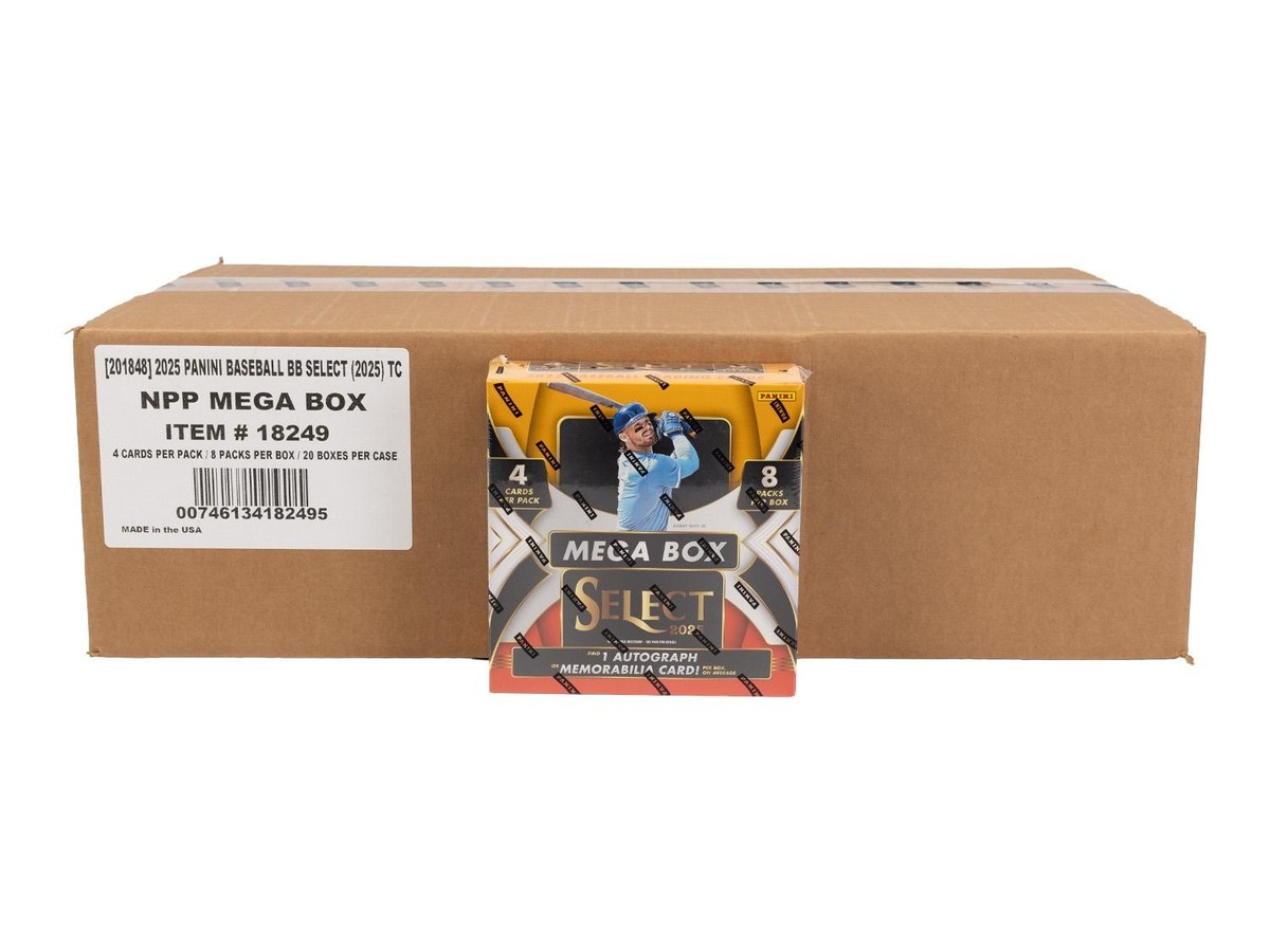 1415 SELECTION 5 未開封BOX 20個セット 2025 Panini Select Baseball Mega (Ice Prizms) 20 Box Case for sale