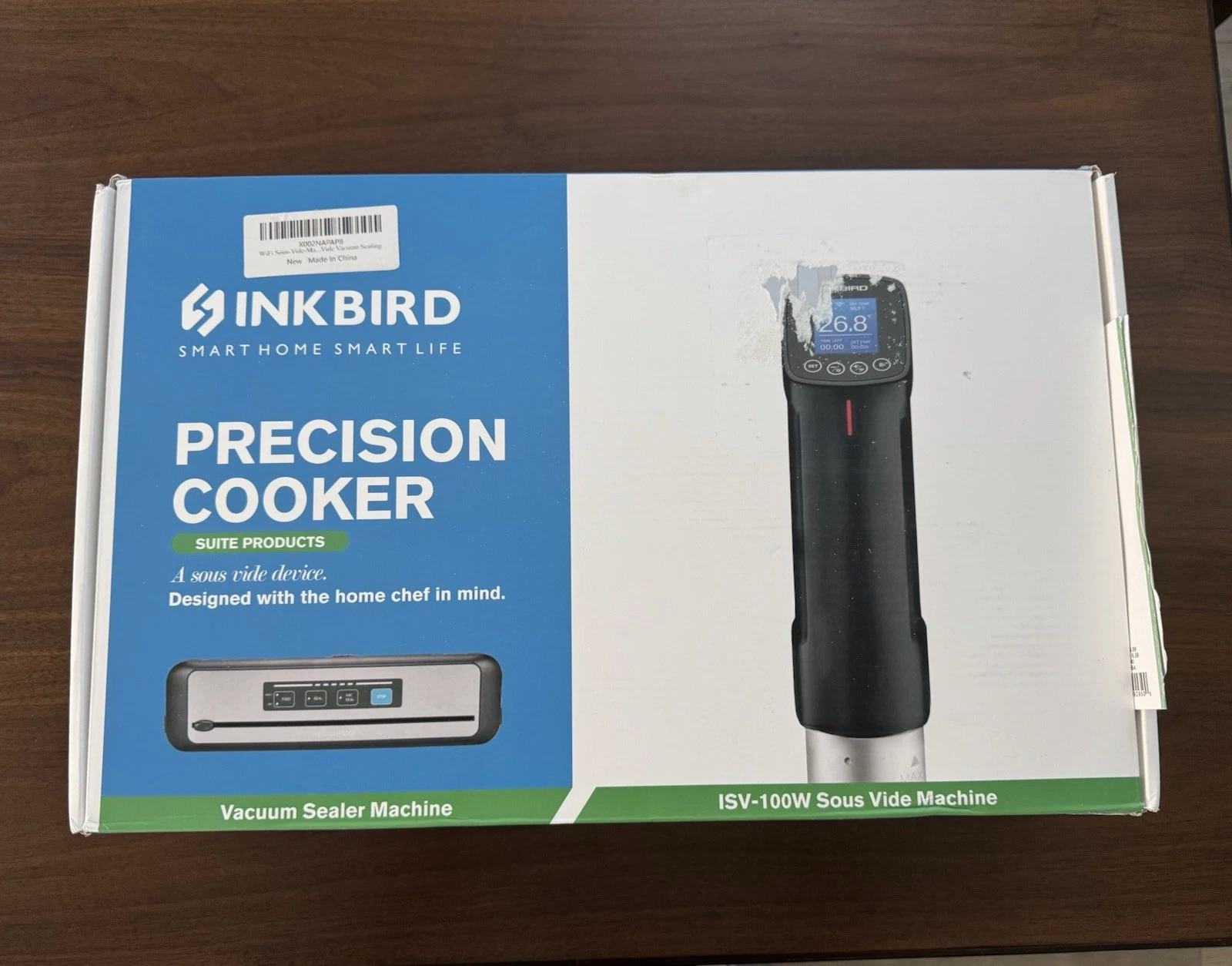 NEW!! Ink Bird ISV-100W Sous Vide Precision Cooker with Vacuum Sealer Bundle
Opens in a new window o