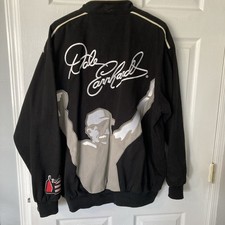 Vtg Chase Authentics Dale Earnhardt SR Nascar The Intimidator Black Jacket Large