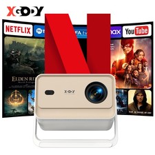 XGODY 4K Smart Projector Android 5G WiFi Bluetooth Beamer Home Theater Movie USB