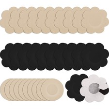 Nipple Breast Covers Self Adhesive Disposable Flower Shape Pasties Stickers