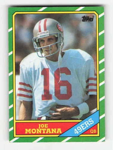 1986 Topps #156b Joe Montana