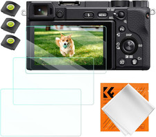 3 Pack Camera Screen Protector Compatible with Sony NEX 7/NEX 6/NEX 6L/NEX 5/NEX