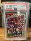 2020 Panini Mosaic - Got Game? Tom Brady #GG2 Mosaic Prizm PSA 10 GOAT