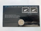 New Zealand Stamp and Coin Set - All Blacks -  Copper and Nickel 1$ - 2010