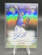 2025 Topps Stadium Club Rainbow Foilboard Autograph RC Tyler Gentry /25 Royals