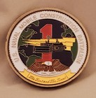 Naval Mobile Construction Battalion NMCB 1 SEABEE CPO USN Navy Challenge Coin