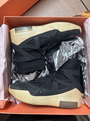Nike Air Fear of God 1 Black AR4237-001 Size 10 OG Box Extra Laces FOG 2018
