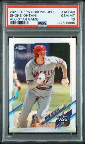 2021 Topps Chrome Update ASG Refractor ASG-40 SHOHEI OHTANI - PSA 10 Gem Mint