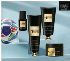 Men's 4pc Shaving Styling Gift Set: Pre-Shave Oil, Cream, Aftershave, Wax