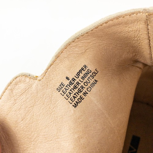 Anthropologie Matiko Mylvia Tan Suede Ankle Boots Womens 6 - Picture 13 of 15