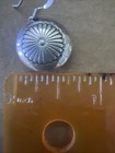 Native American Navajo Genuine Indian Handmade Sterling Silver Dangle Earrings — photo 8