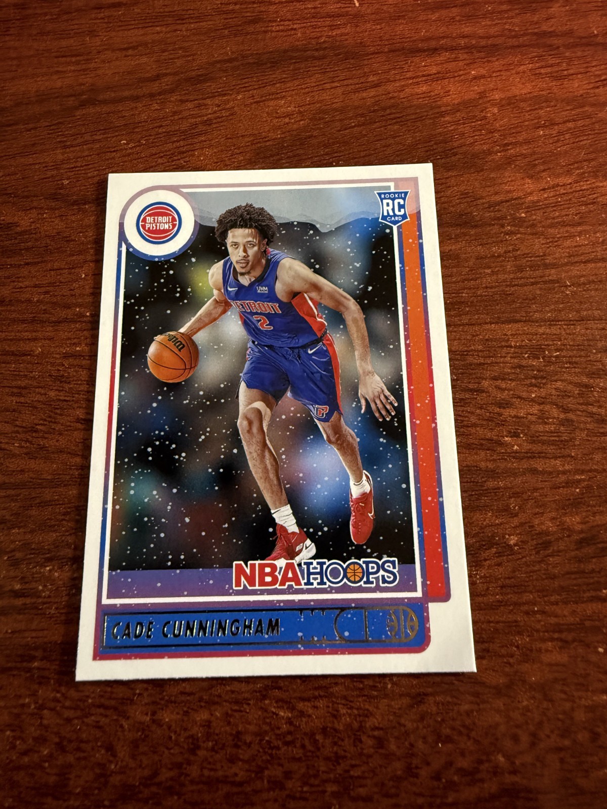 2021-22 Panini Hoops Winter #201 Cade Cunningham Rookie Card