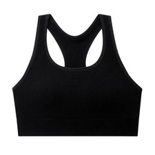 Member's Mark Seamless Racerback Sports Bra Black