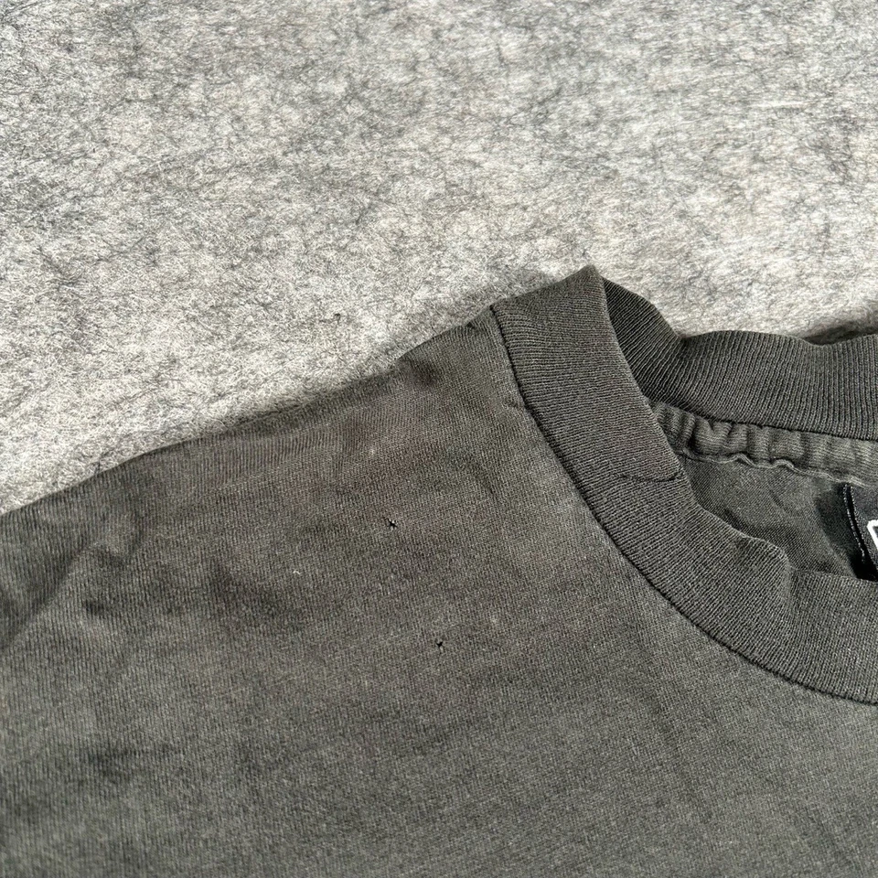 Vintage Nirvana Shirt Mens Large Black 90s 1992 Sliver Giant Merchandise Grunge - Image 4 of 4