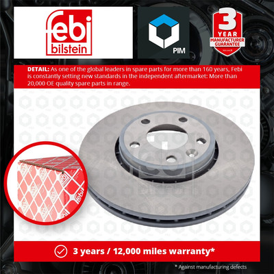 2x Brake Discs Pair Vented fits VAUXHALL VIVARO X83 2.5D Front 03 to 14 305mm