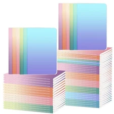 Ddaowanx Small Lined Notepads, Bulk Cute Mini Journals,3.5 X 5.5 Inches,72 Pages