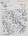 WW2 Arnhem veteran Harry King interesting content hand written signed letter