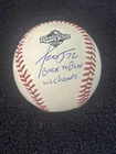 MIGUEL ROJAS SIGNED BACK TO BACK WS CHAMPS 25 WORLD SERIES BASEBALL MLB DODGERS