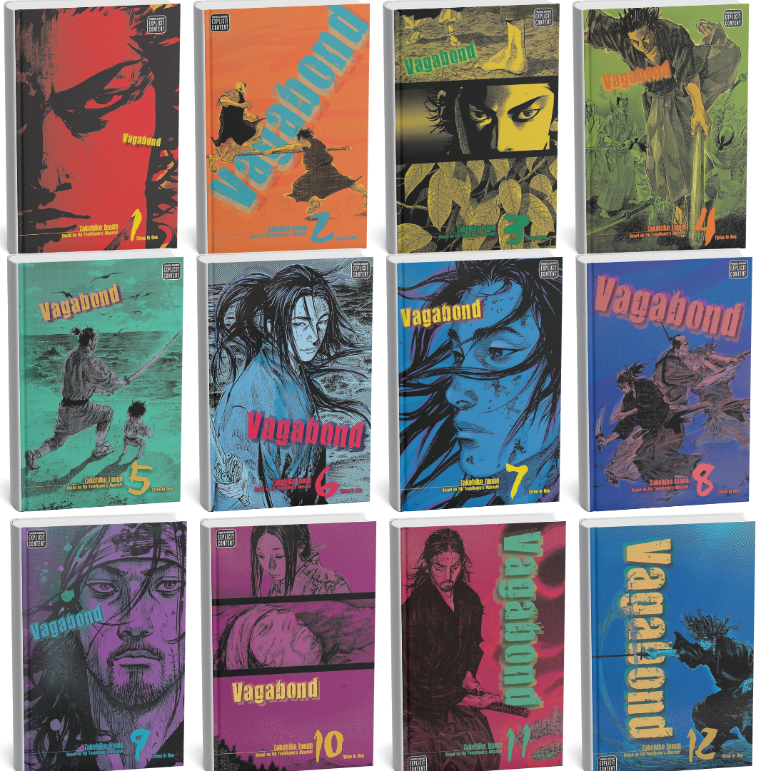 Vagabond VizBig Edition (Vol. 1-12) English Manga Graphic Novel