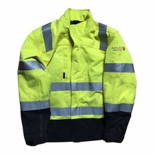Ariat FR Men s CAT4 Insulated High Vis Jacket Sz Medium Work Safety Full Zip