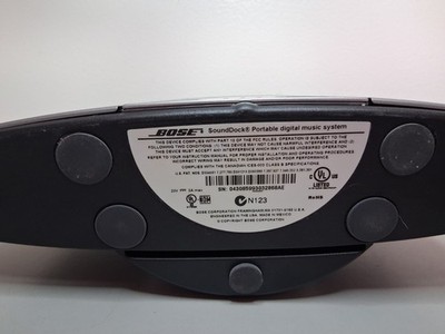 Bose SoundDock Portable Digital Music System N123 No remote