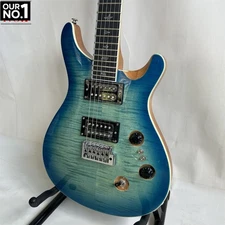 In Stock PRS Blue Quilted Maple Top Electric Guitar Tremolo Bridge Real Photo