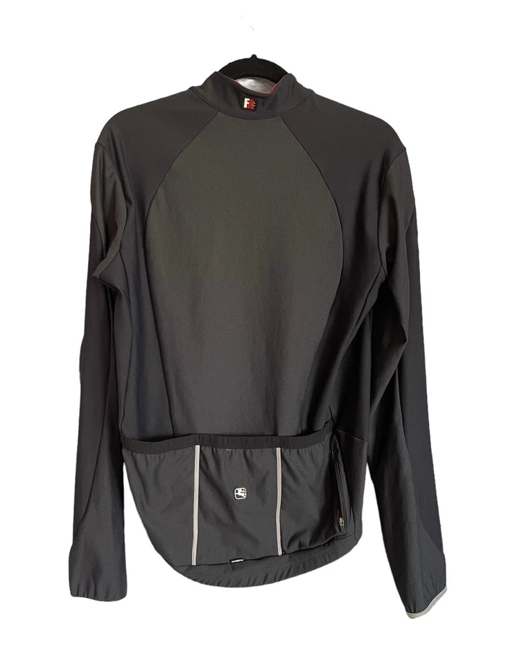 Chaqueta Giordana para mujer ciclismo Wind Tek Ride Fit FRC negra gris roja talla XXL 2XL Foto 2 de 4