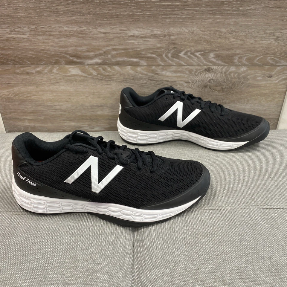 ZAPATOS DE ENTRENAMIENTO NEW BALANCE BLANCO Y NEGRO MX80BK3 NUEVOS EN CAJA TALLA 11 D #S416 Foto 3 de 4