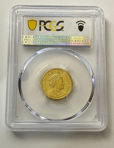2022 $2 Tooth Fairy PCGS MS67 Gold Shield Australia Graded Coin + original card - Picture 2 of 2