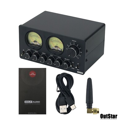 5 Bands 0.5W EQ Equalizer with Dual VU Meter Bluetooth 5.0 EQ Preamp EQ5-PRO