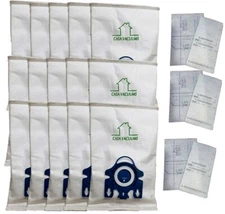 Miele Vacuum Bags G&N Canister 15 Bags & 6 Filters NEW 3D EFFICIENCY TECH. !!  