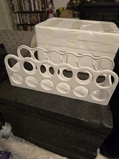 ArtBin 6864AS Vinyl Storage Rack Stores 12 Rolls White 10.25 inch