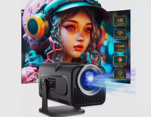 HY320 Mini Projector Support 4K 1080P Wireless 40"-130" Screen Video Projector - Bild 1 von 9