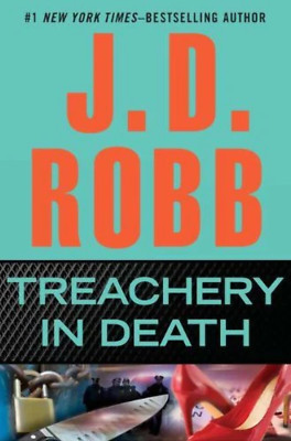 In Death #32: Treachery in Death by J.D. Robb HCDJ VERY GOOD