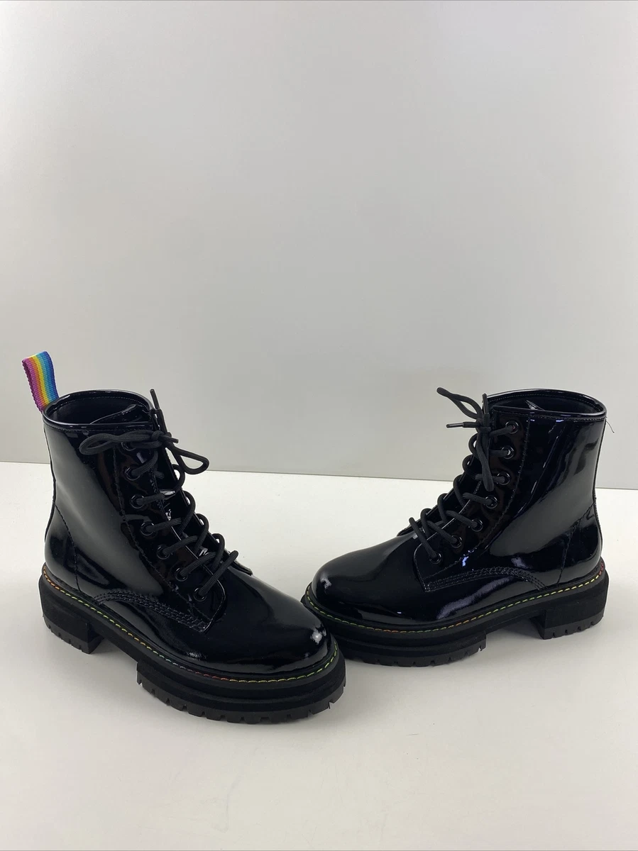Kurt geiger black patent clearance boots