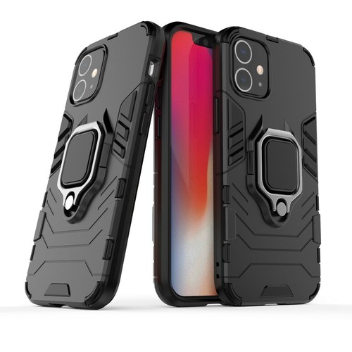 For iPhone 13 Pro Max 12 Shockproof Hybrid PC TPU Ring Stand Armor Case Cover - Picture 25 of 30