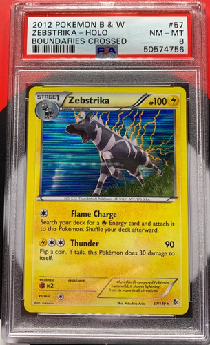 Zebstrika graded PSA 8 for sale on eBay