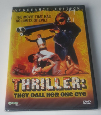 Thriller They Call Her One Eye Christina Lindberg  DVD BRAND NEW Synapse OOP