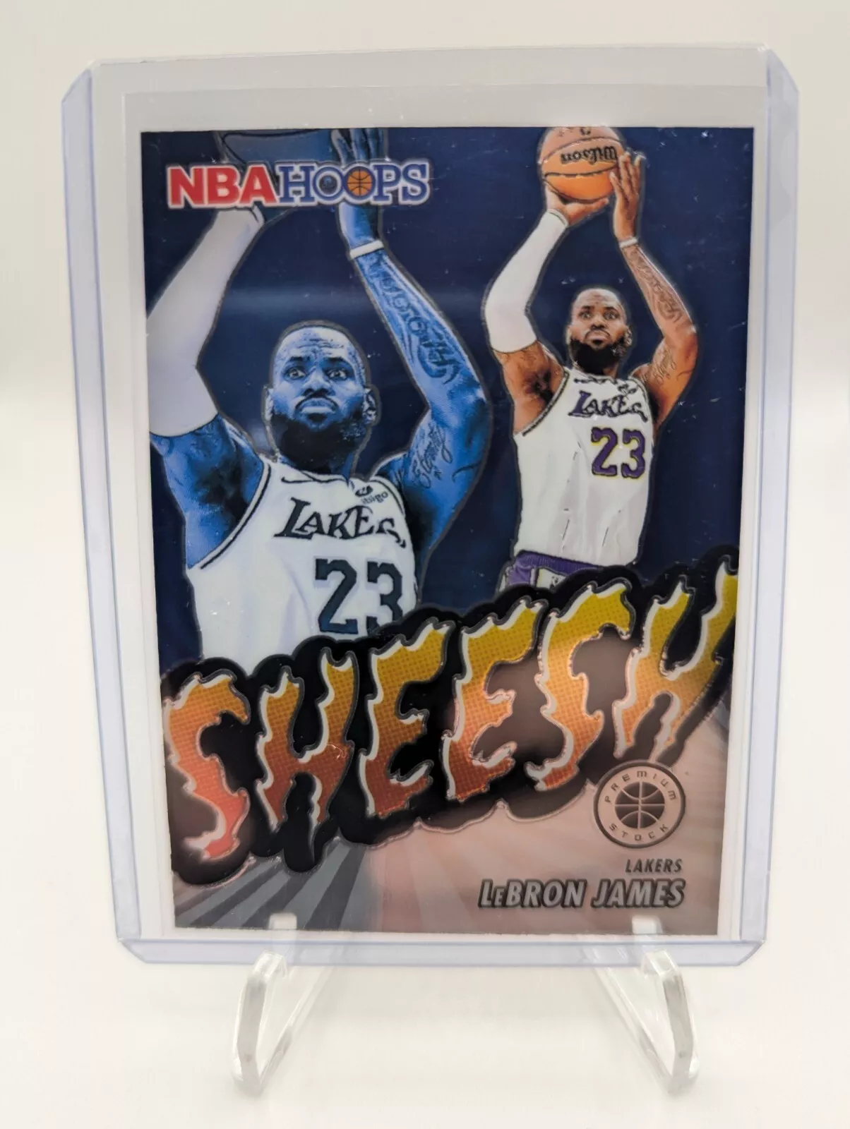 Lebron James trading card
